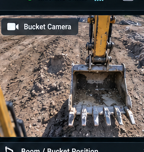 Demonstration bucket camera view